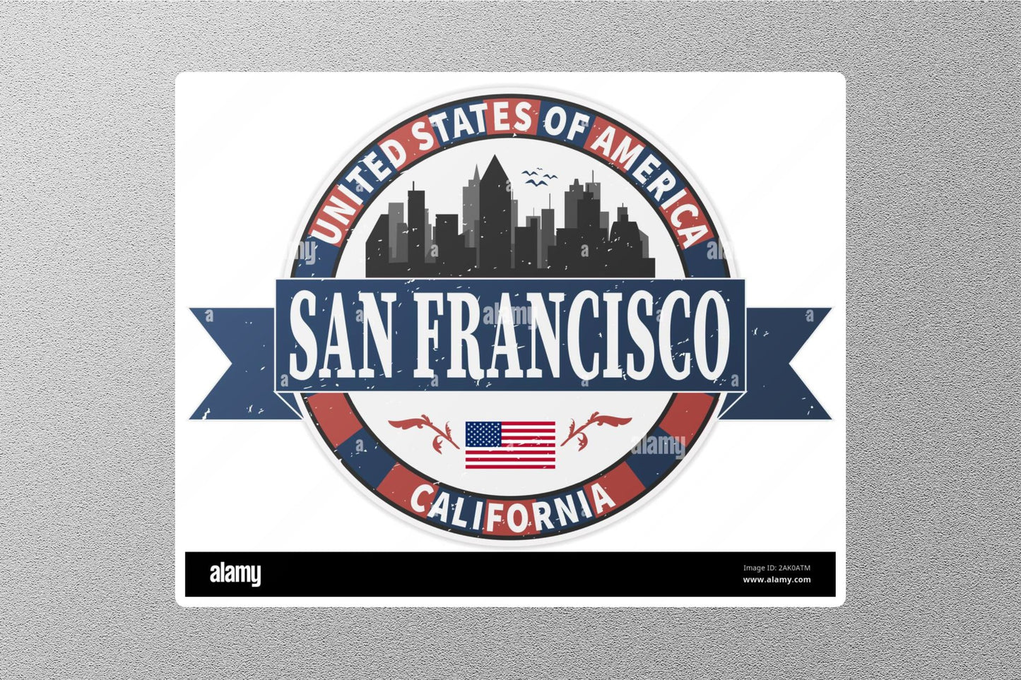 San Francisco California Travel Sticker