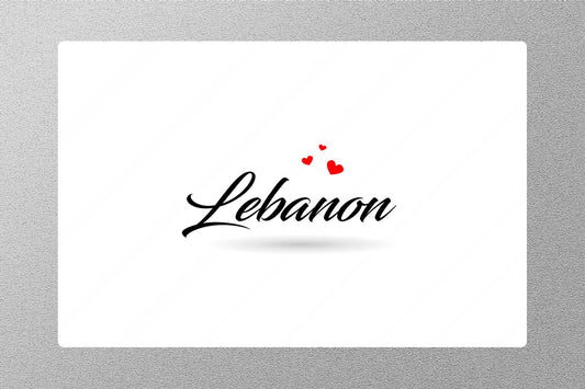 Wholesale Lebanon Travel Sticker