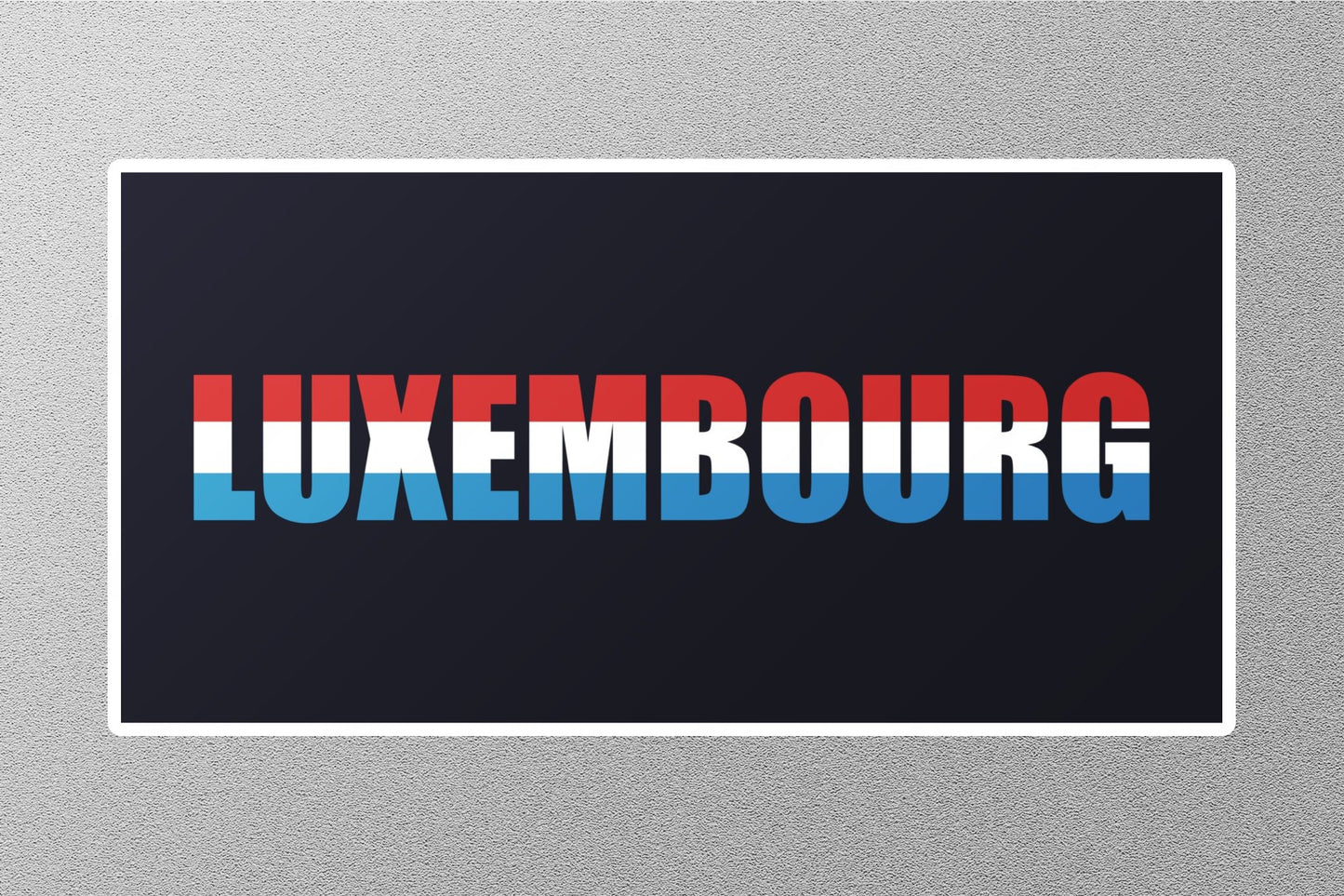 Wholesale Luxembourg Travel Sticker
