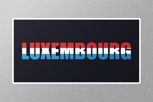 Wholesale Luxembourg Travel Sticker