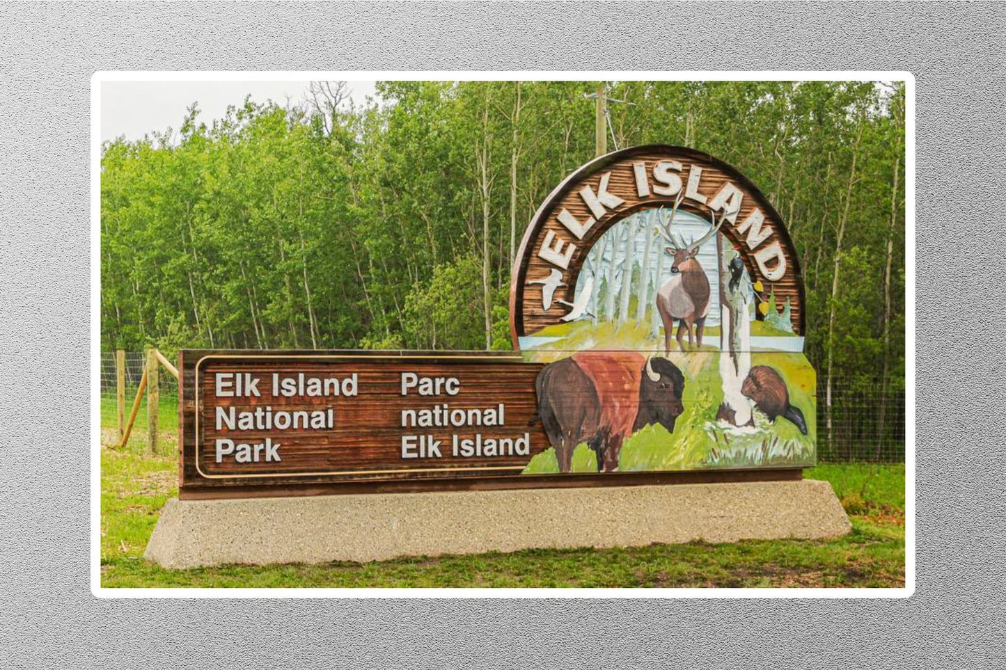 Wholesale Elk Island Travel Sticker
