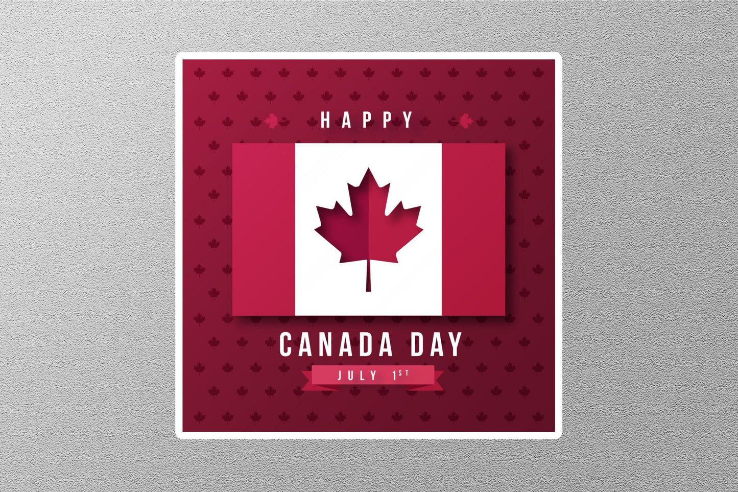 Canada Flag Travel Sticker