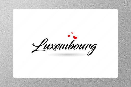 Wholesale Luxembourg 2 Travel Sticker