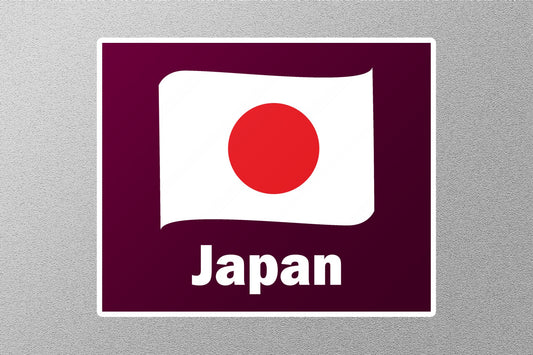 Japan Flag Travel Sticker