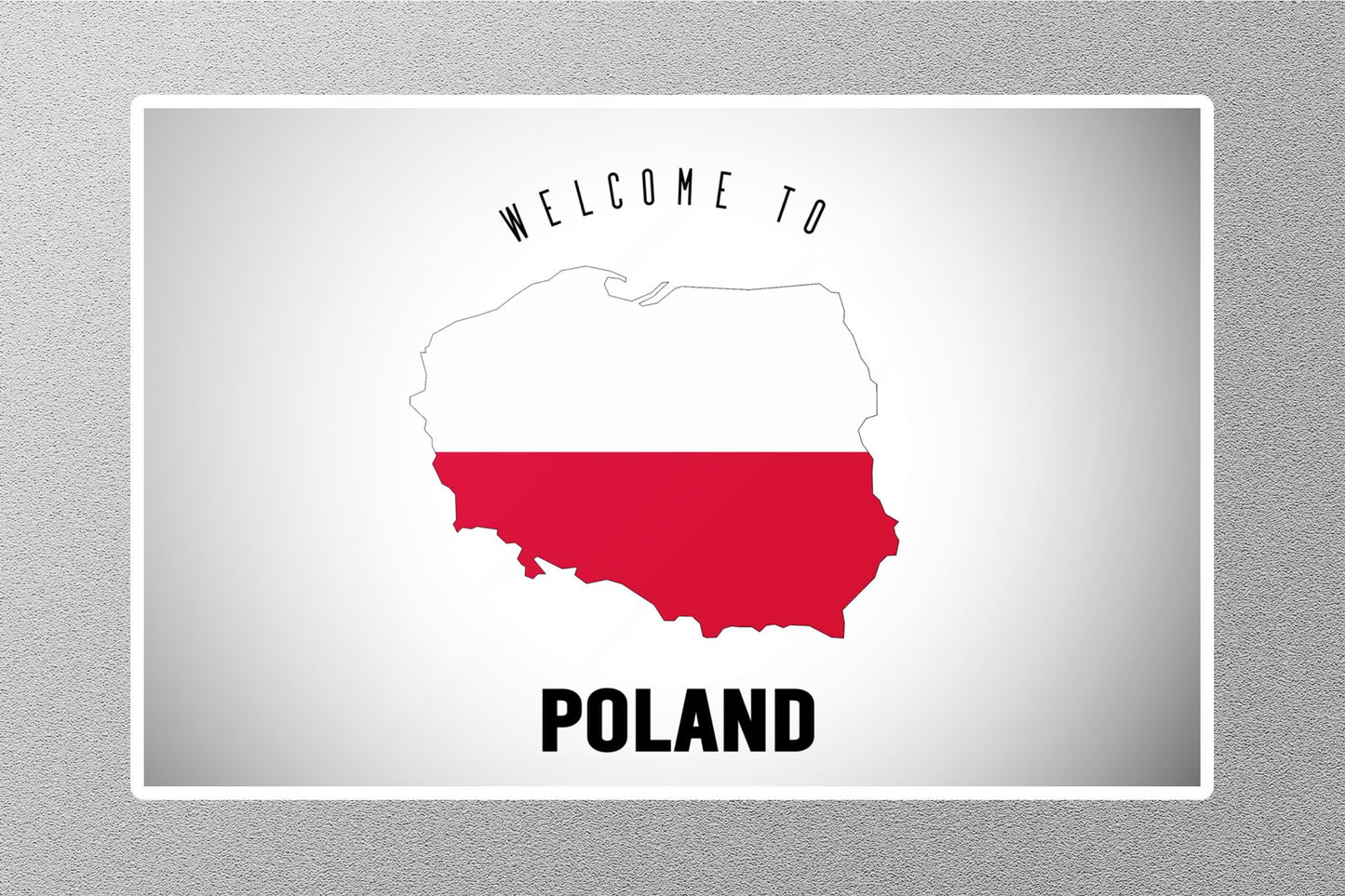 Wholesale Welcome to Poland Travel Sticker