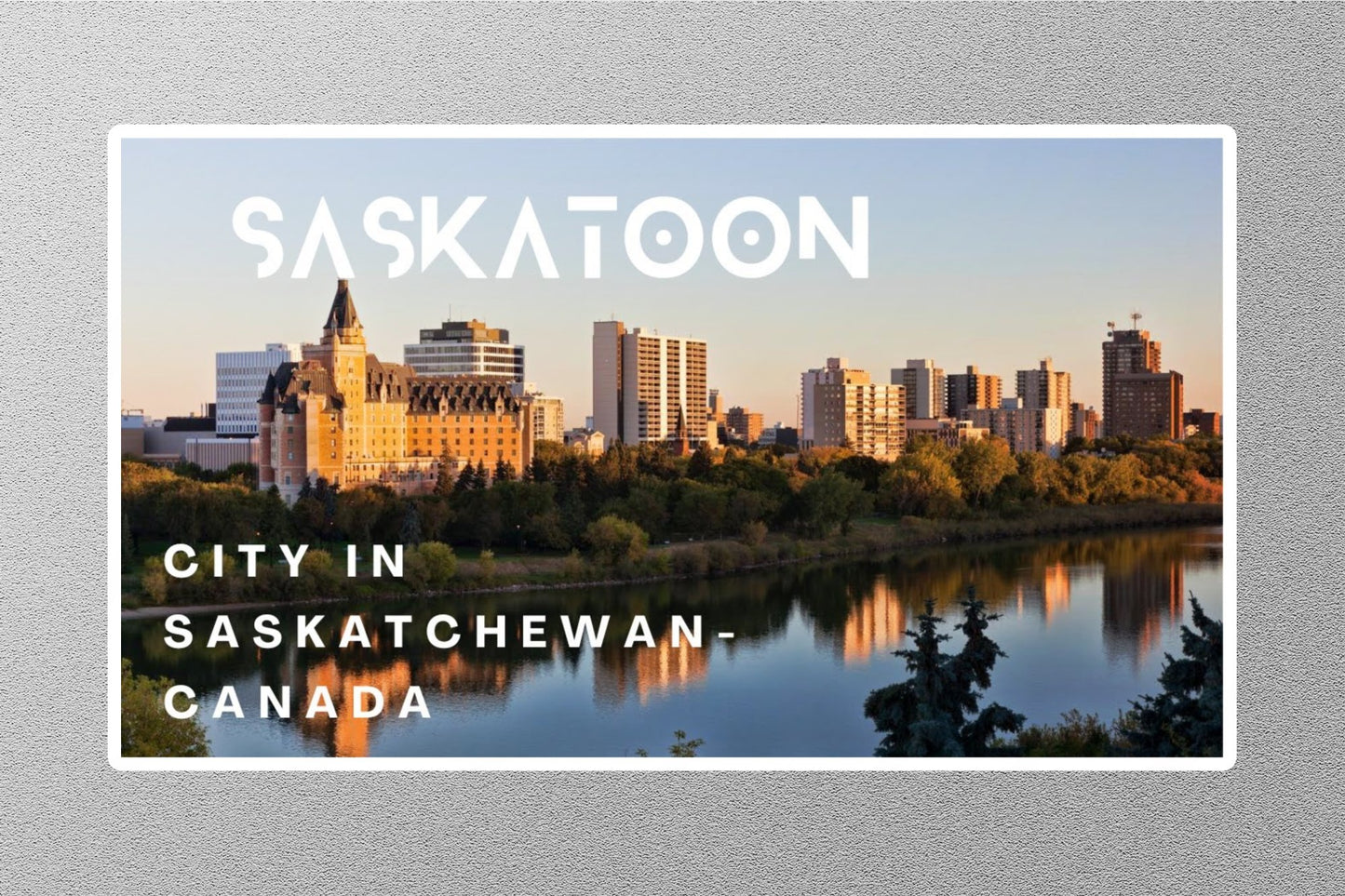 Wholesale Saskatoon Canada Travel Sticker