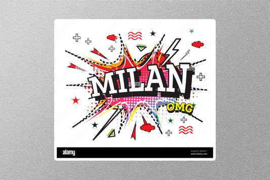 Wholesale Milan OMG Travel Sticker
