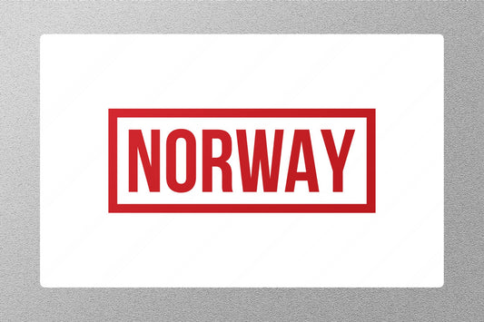 Wholesale Norway Travel Sticker
