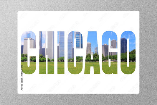 Wholesale Chicago Travel Sticker