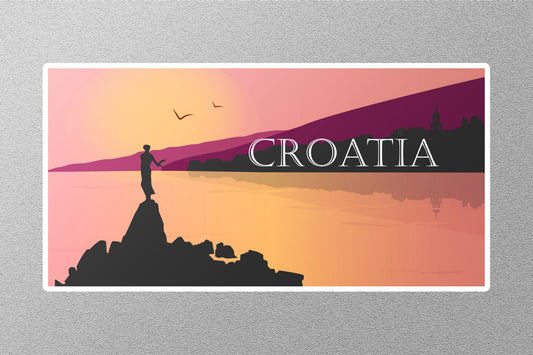 Wholesale Croatia Travel Sticker