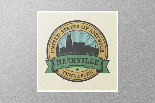 Wholesale Nashville Tennessee USA Travel Sticker