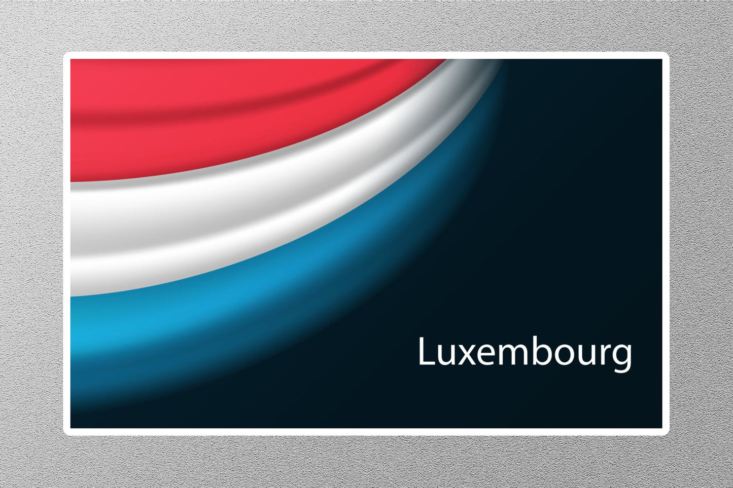 Wholesale Luxembourg 3 Travel Sticker