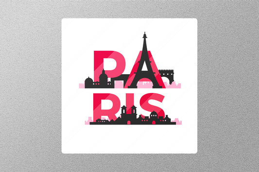 Wholesale Paris Travel Sticker
