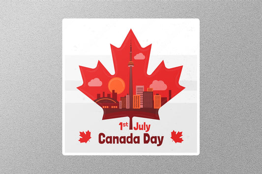 Wholesale 1 July Canada Day Travel Sticker