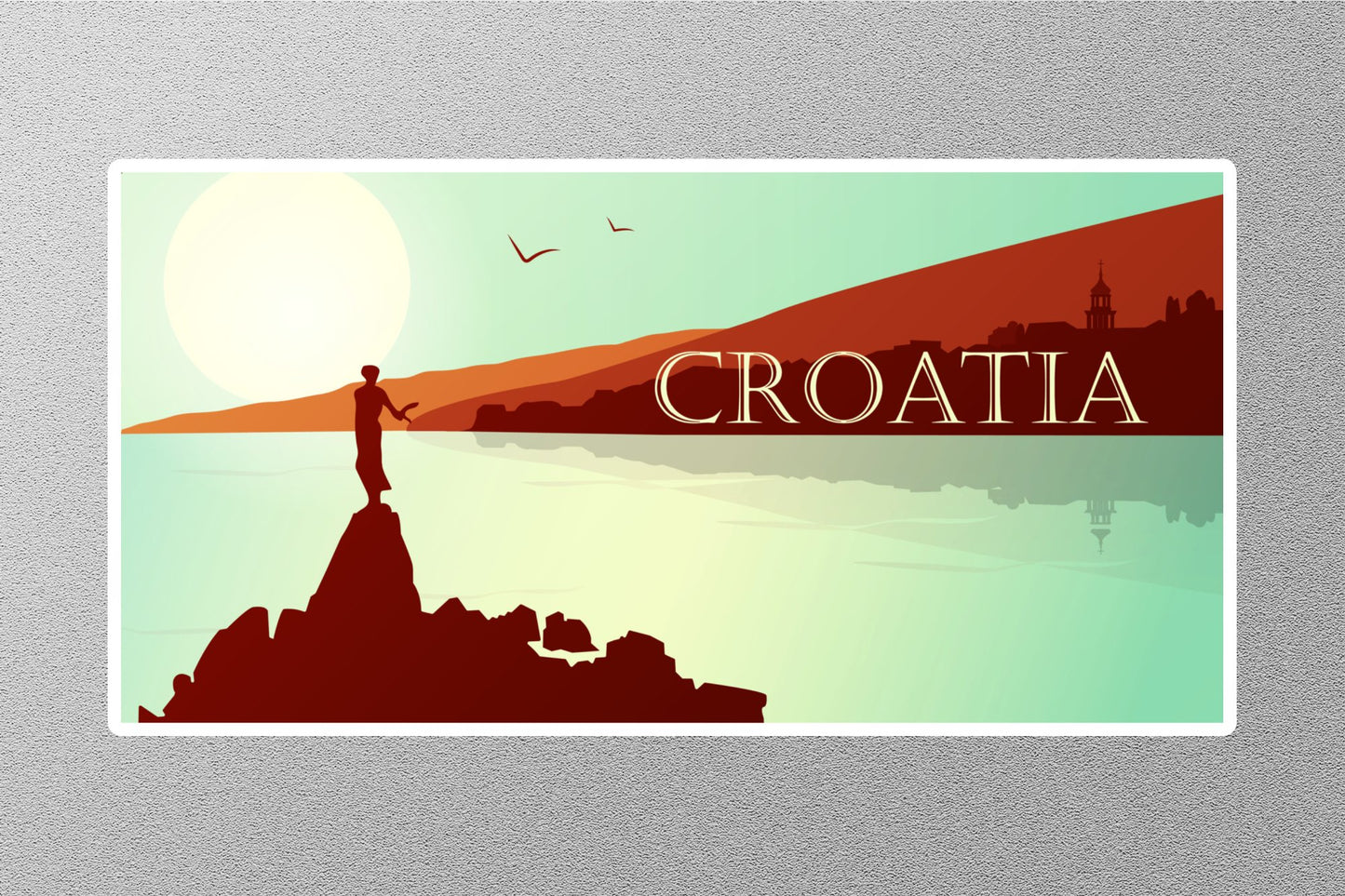 Wholesale Croatia Sea Travel Sticker