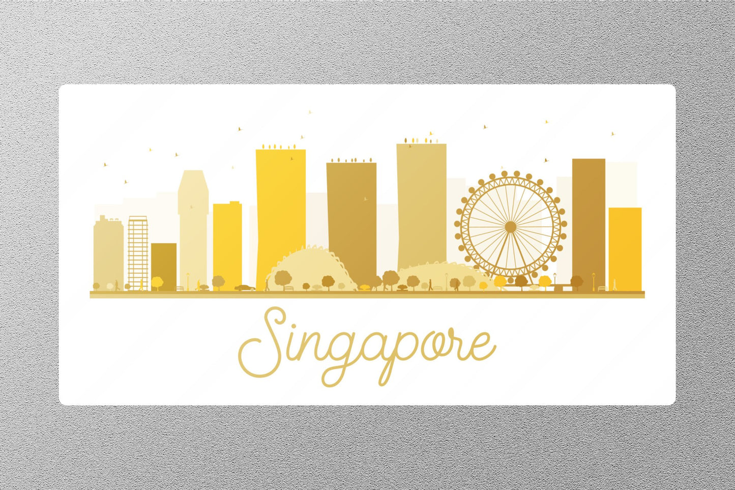 Wholesale Singapore 2 Travel Sticker