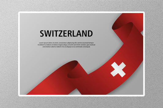 Wholesale Switzerland Travel Sticker