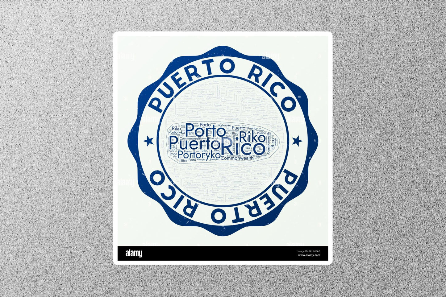 Wholesale Puerto Rico 2 Travel Sticker