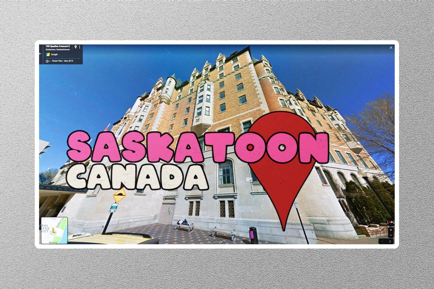 Wholesale Saskatoon Canada 2 Travel Sticker
