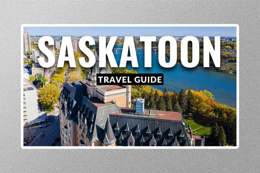 Wholesale Saskatoon Guide Travel Sticker