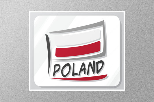 Wholesale Poland 4 Travel Sticker