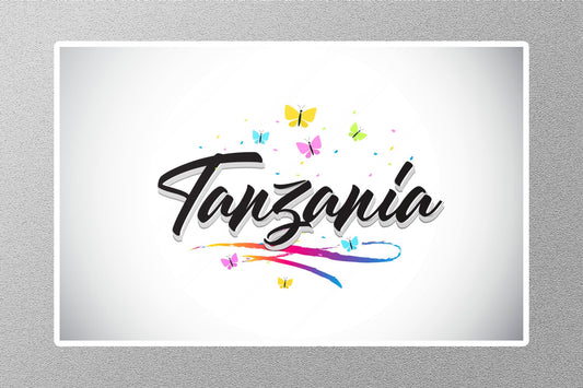 Wholesale Tanzania 4 Travel Sticker