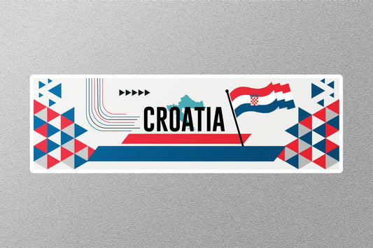 Wholesale Croatia 5 Travel Sticker