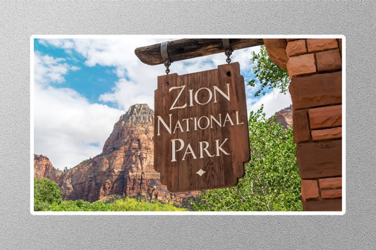 Zion National Park 3 Travel Sticker