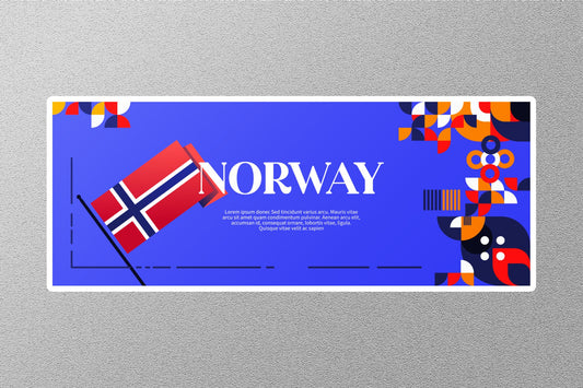 Wholesale Norway 6 Travel Sticker