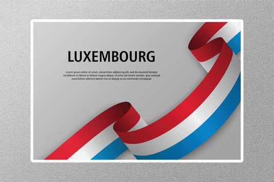 Wholesale Luxembourg Travel Sticker