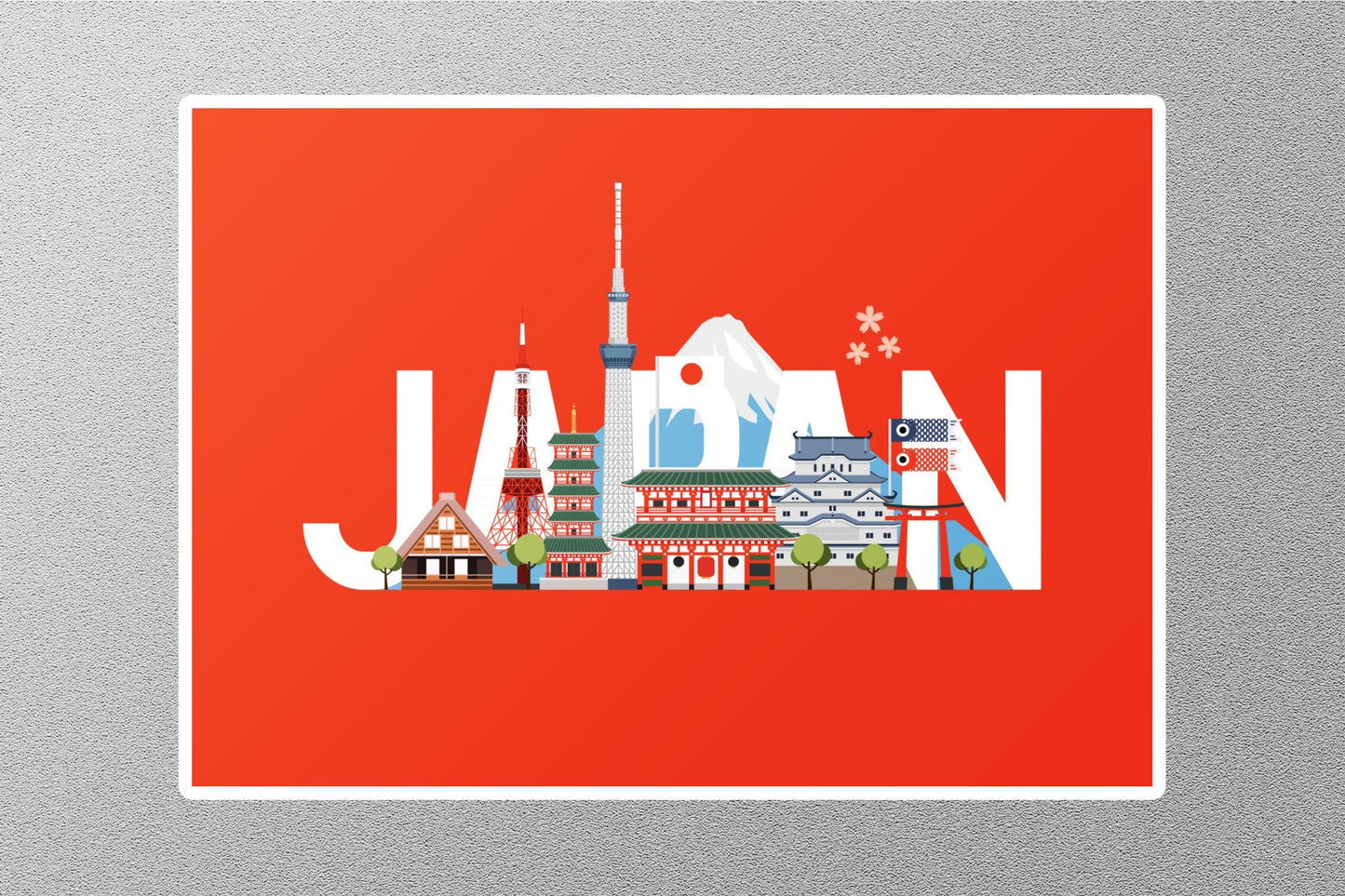 Wholesale Japan 6 Travel Sticker