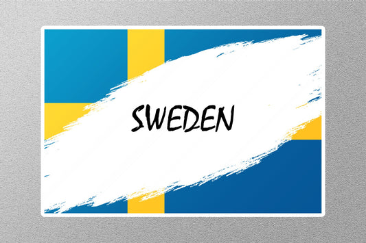 Sweden Flag 3 Travel Sticker