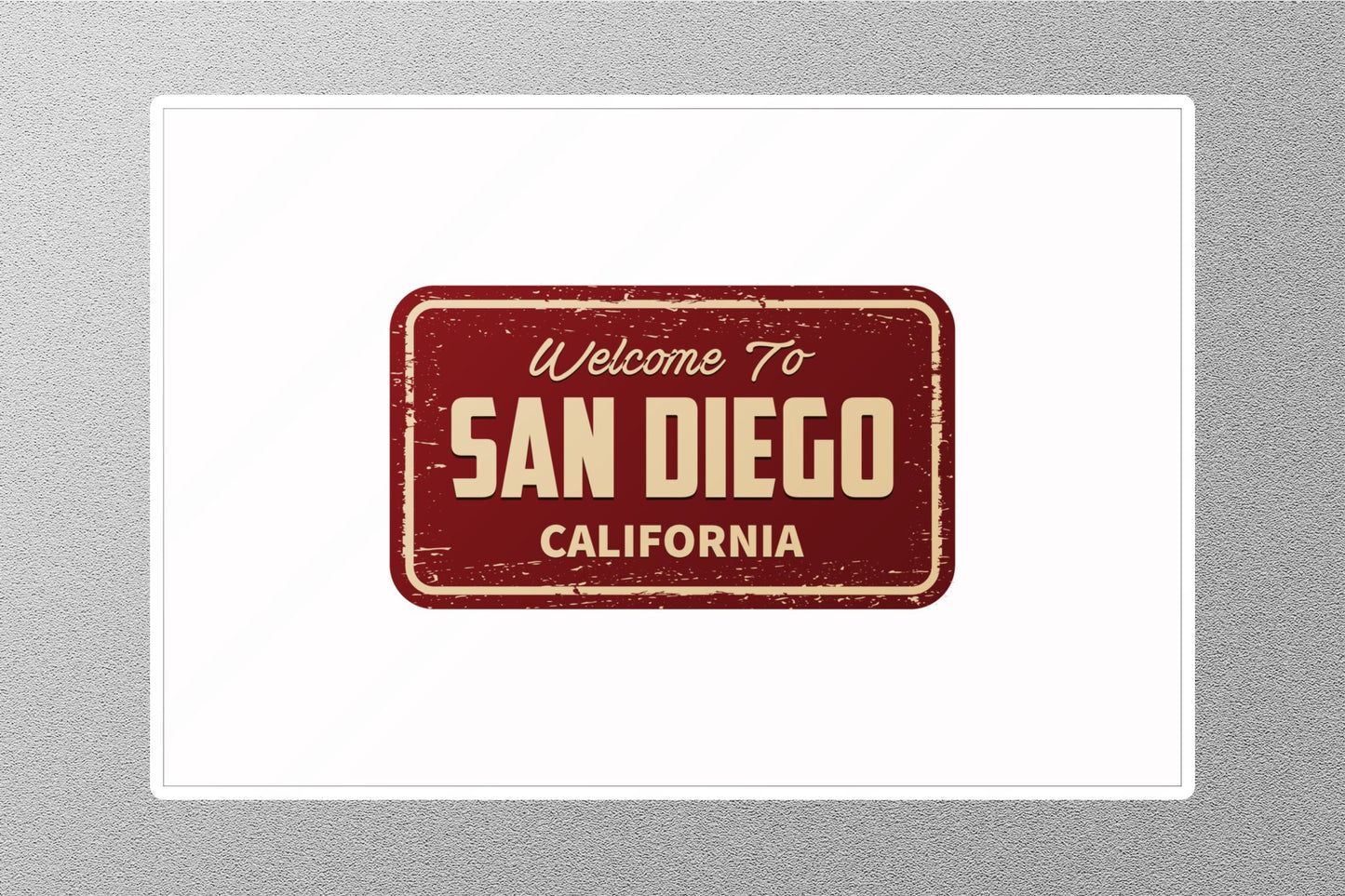San Diego California Travel Sticker