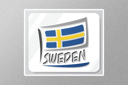 Sweden Flag 5 Travel Sticker