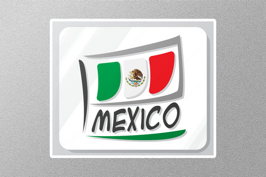 Mexico Flag 3 Travel Sticker