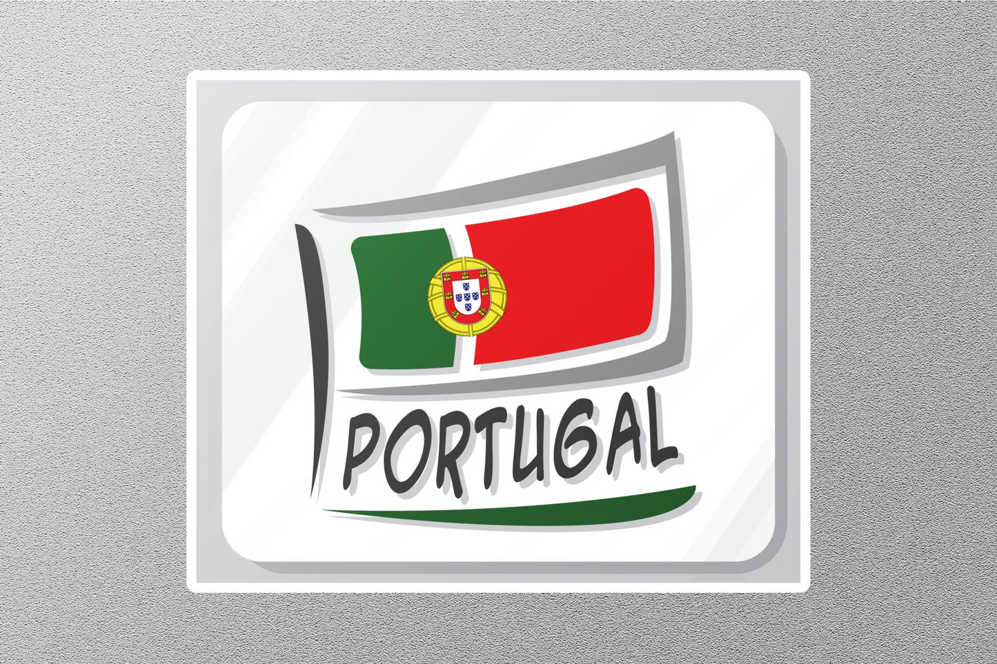 Portugal Flag 3 Travel Sticker