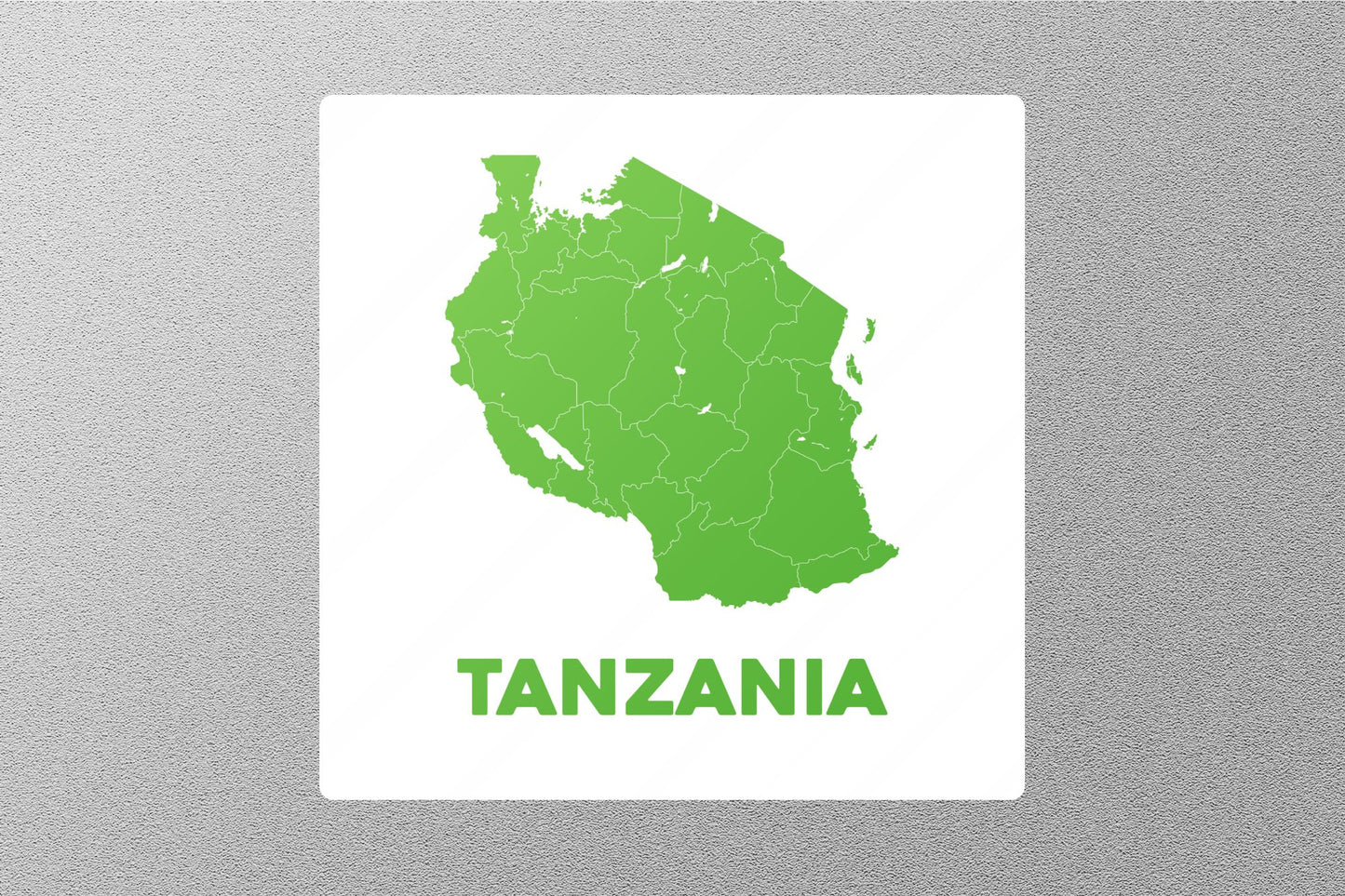Wholesale Tanzania Map Travel Sticker