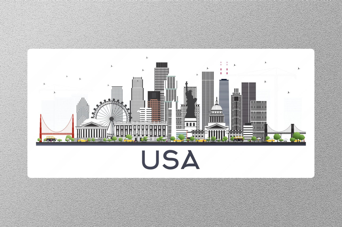 Wholesale USA Travel Sticker