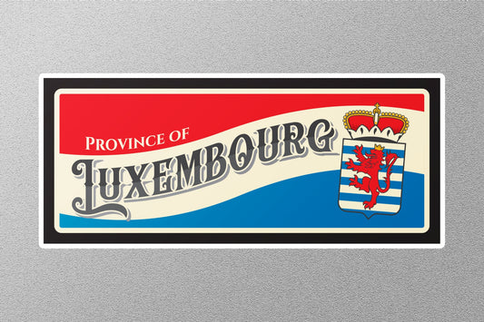 Wholesale Province of Luxembourg Travel Sticker