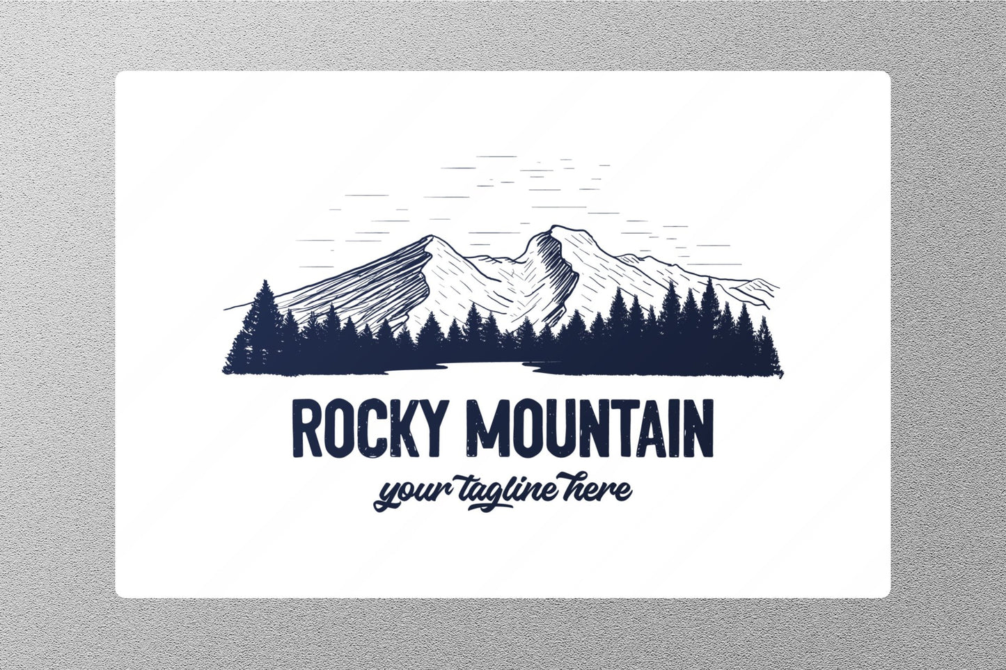 Wholesale Rocky Mountain Your Tagline Here Travel Sticker