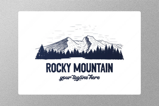 Wholesale Rocky Mountain Your Tagline Here Travel Sticker