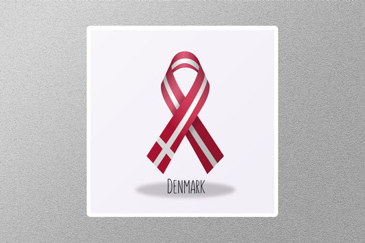Wholesale Denmark Ribbon Travel Sticker