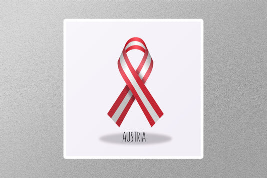 Wholesale Austria Ribbon Travel Sticker