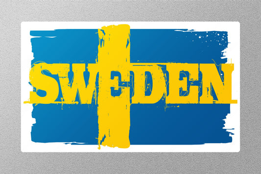 Sweden Flag 7 Travel Sticker
