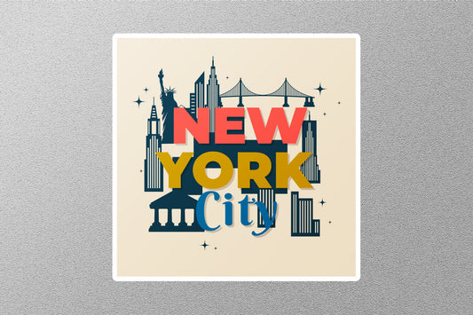 New York City Travel Sticker