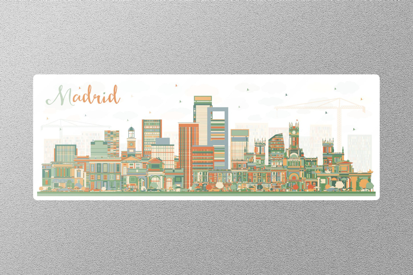 Wholesale Madrid 2 Travel Sticker