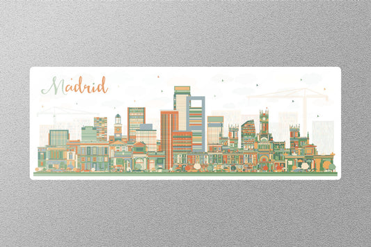 Wholesale Madrid 2 Travel Sticker