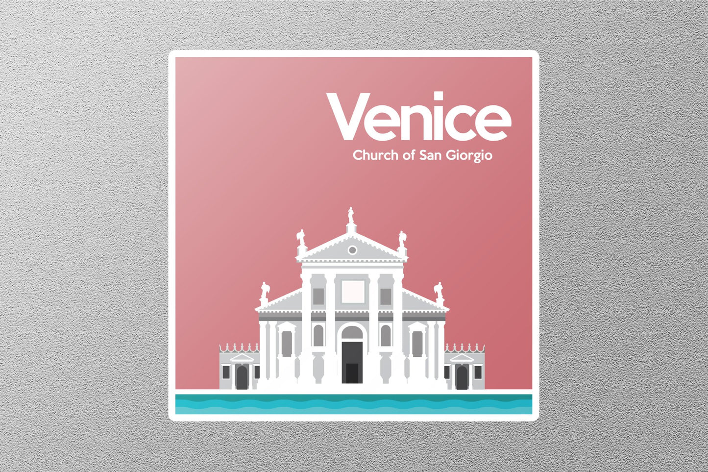 Wholesale Venice Church of San Giorgio Travel Sticker