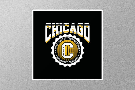 Wholesale Chicago 2 Travel Sticker