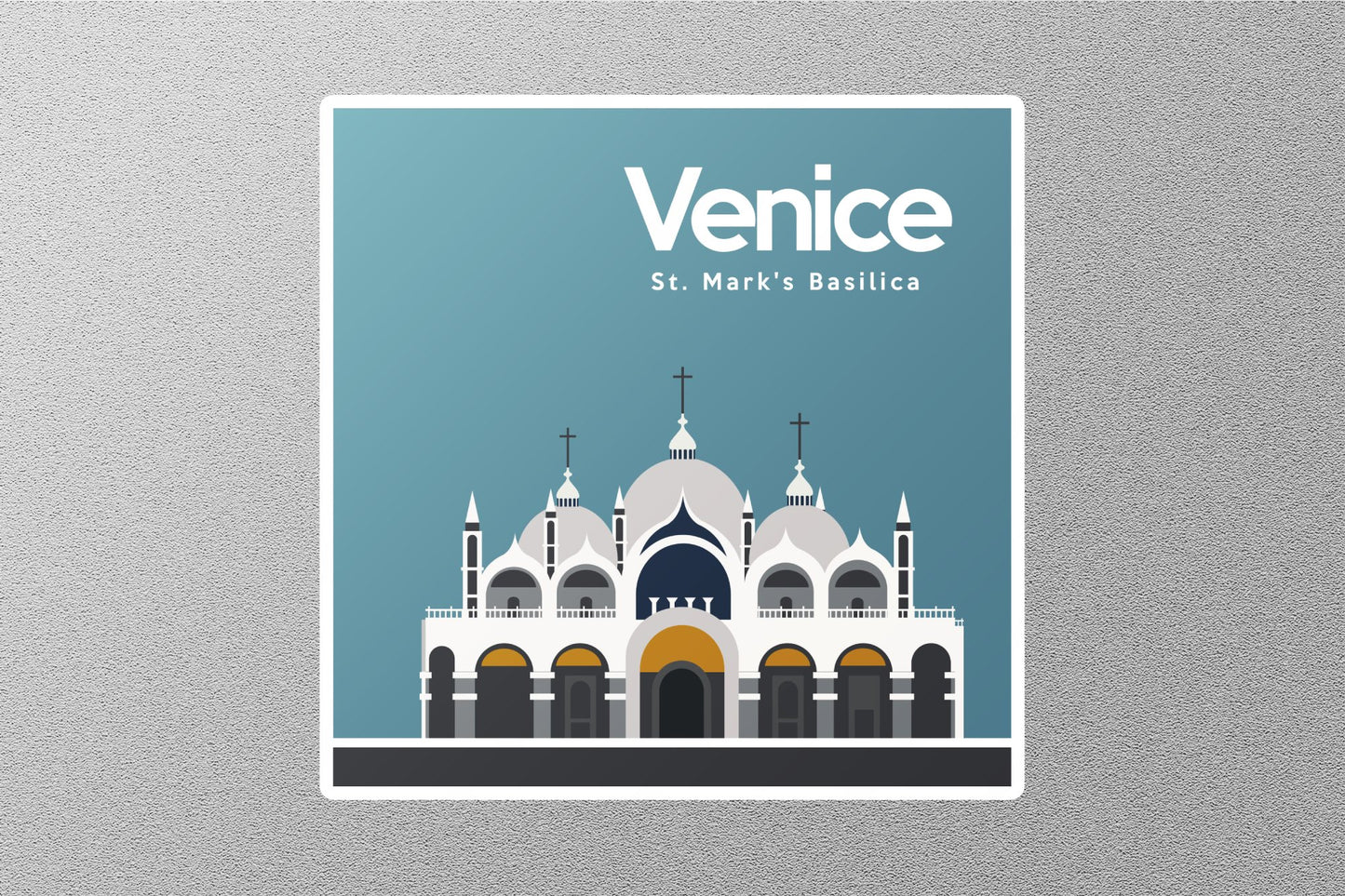 Wholesale Venice St. Mark Basilica Travel Sticker